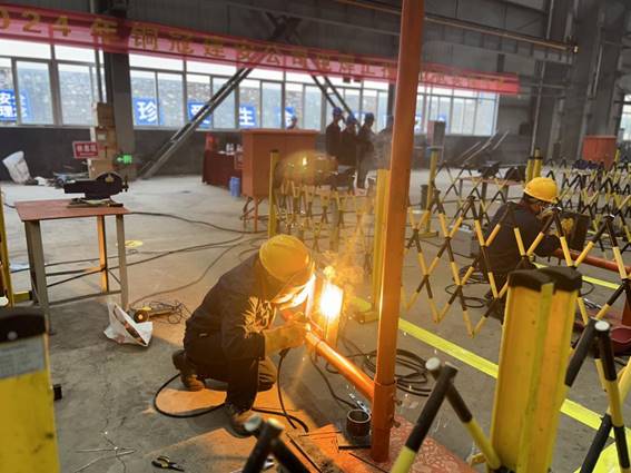 公司舉辦電焊工、電工技術(shù)比武